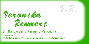 veronika remmert business card